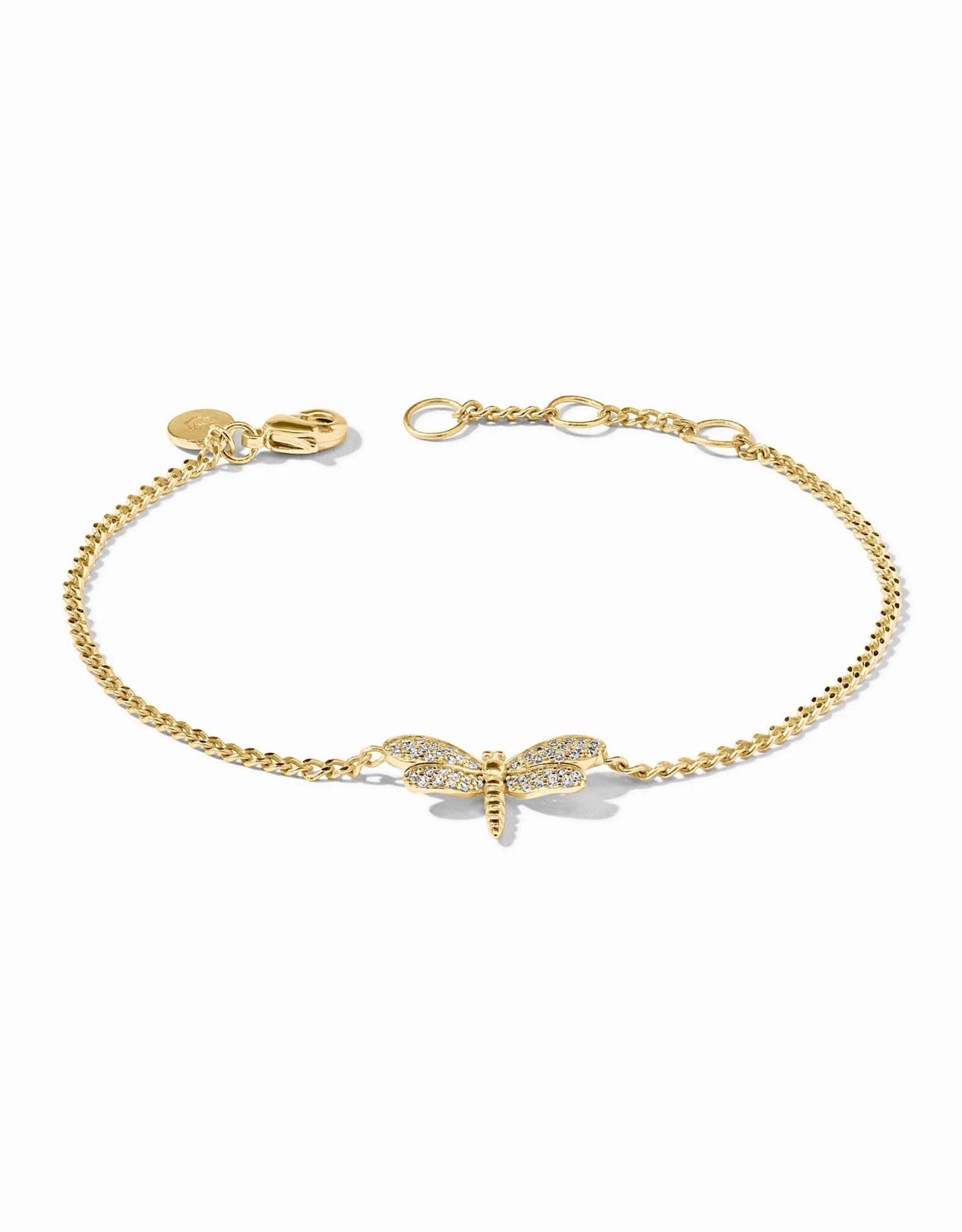 Julie Vos Julie Vos Dragonfly Pave Delicate Bracelet