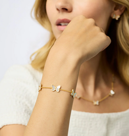 Julie Vos Julie Vos Papillon Delicate Bracelet MOP