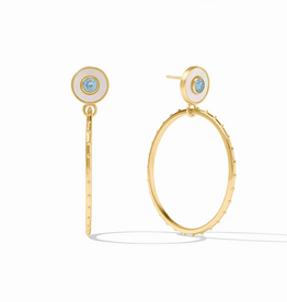 Julie Vos Julie Vos Colette Circle ER Chalcedony Blue