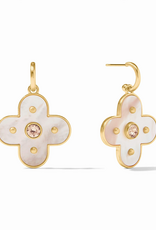 Julie Vos Julie Vos Colette Statement Hoop & Charm ER Champagne