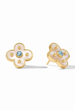 Julie Vos Julie Vos Colette Stud ER Chalcedony Blue