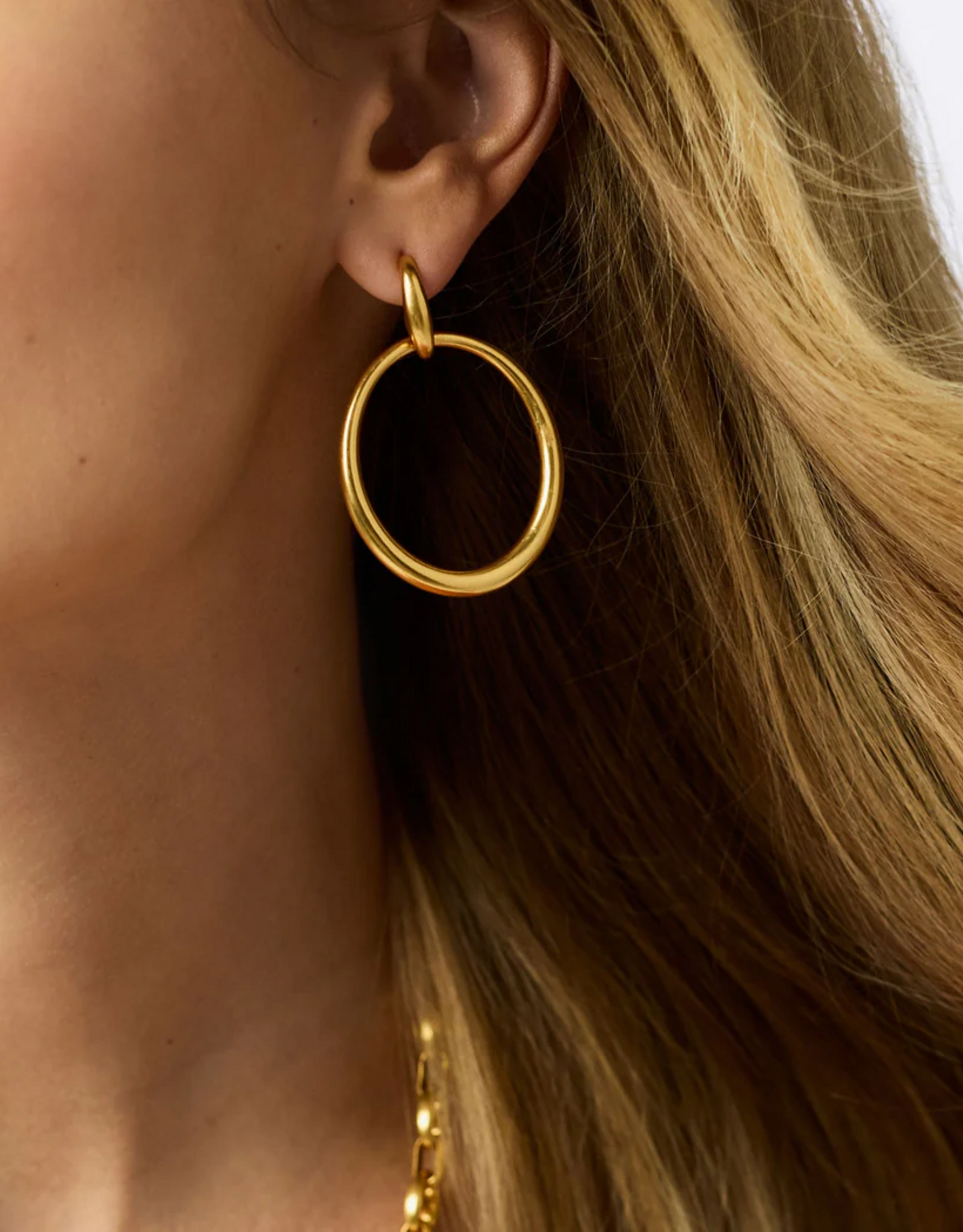 Julie Vos Julie Vos Laguna Doorknocker Earring