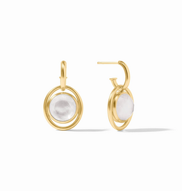 Julie Vos Julie Vos Laguna Hoop & Charm ER Ir Clr