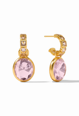 Julie Vos Julie Vos Jolie Hoop & Charm ER Rose