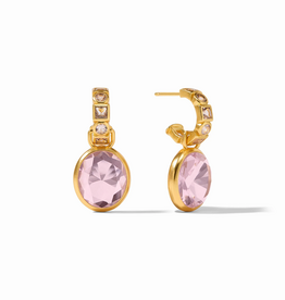Julie Vos Julie Vos Jolie Hoop & Charm ER Rose