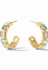 Julie Vos Julie Vos Jolie Hoop Aquamarine
