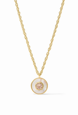 Julie Vos Julie Vos Colette Circle Delicate Necklace Champagne