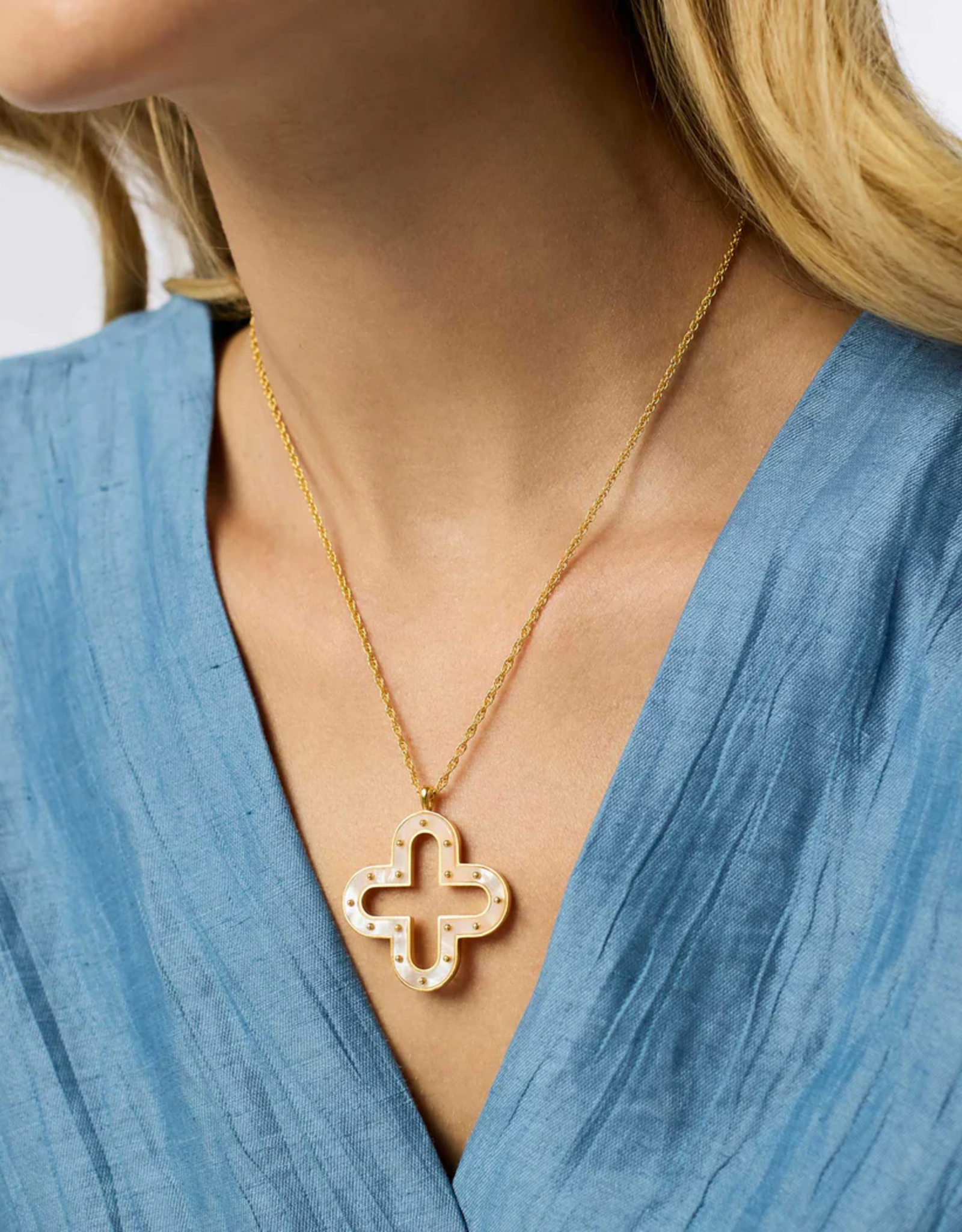 Julie Vos Julie Vos Colette Necklace MOP