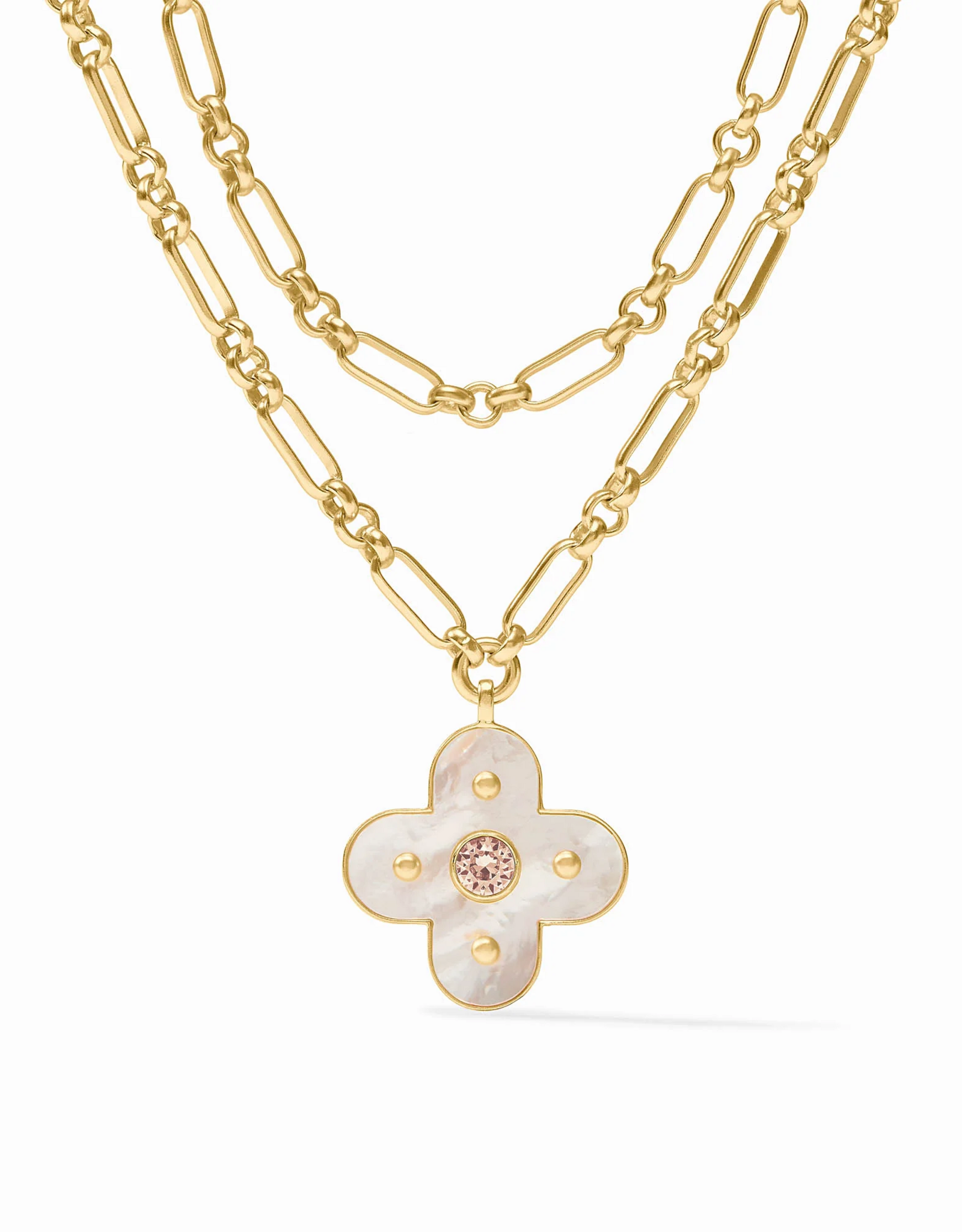 Julie Vos Julie Vos Colette Statement Necklace Champagne