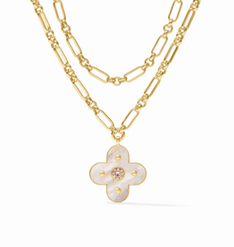 Julie Vos Julie Vos Colette Statement Necklace Champagne