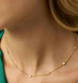 Julie Vos Julie Vos Jolie Delicate Station Necklace