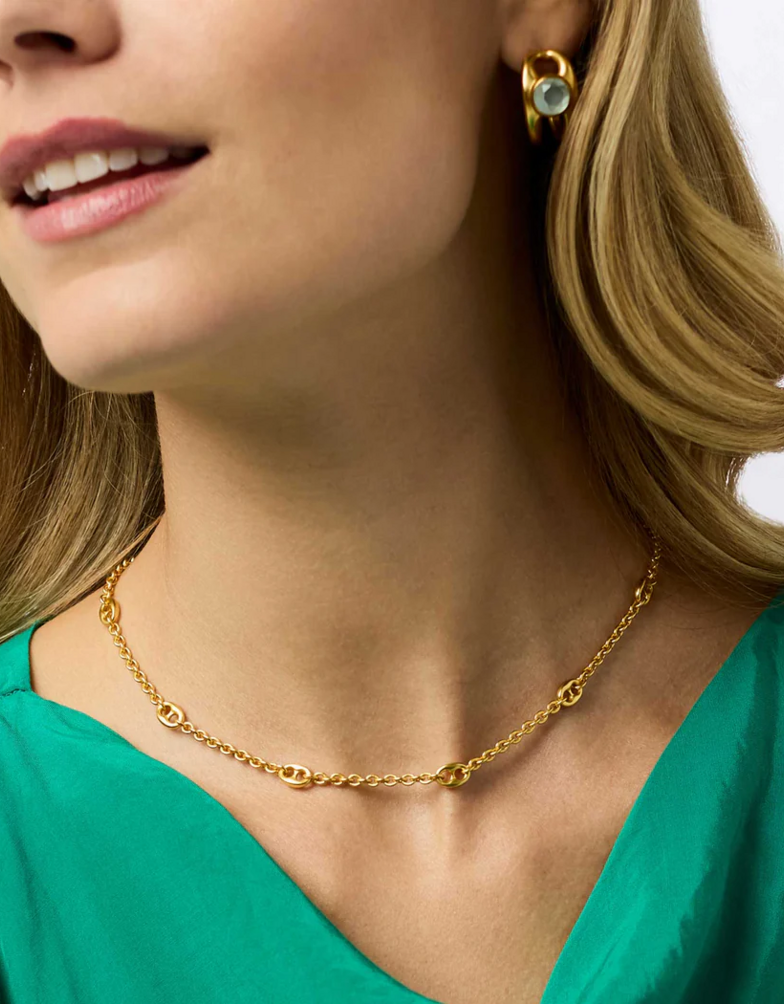 Julie Vos Julie Vos Laguna Delicate Station Necklace