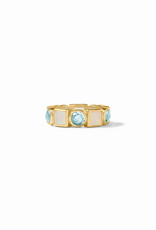 Julie Vos Julie Vos Jolie Ring Aquamarine