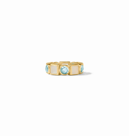 Julie Vos Julie Vos Jolie Ring Aquamarine