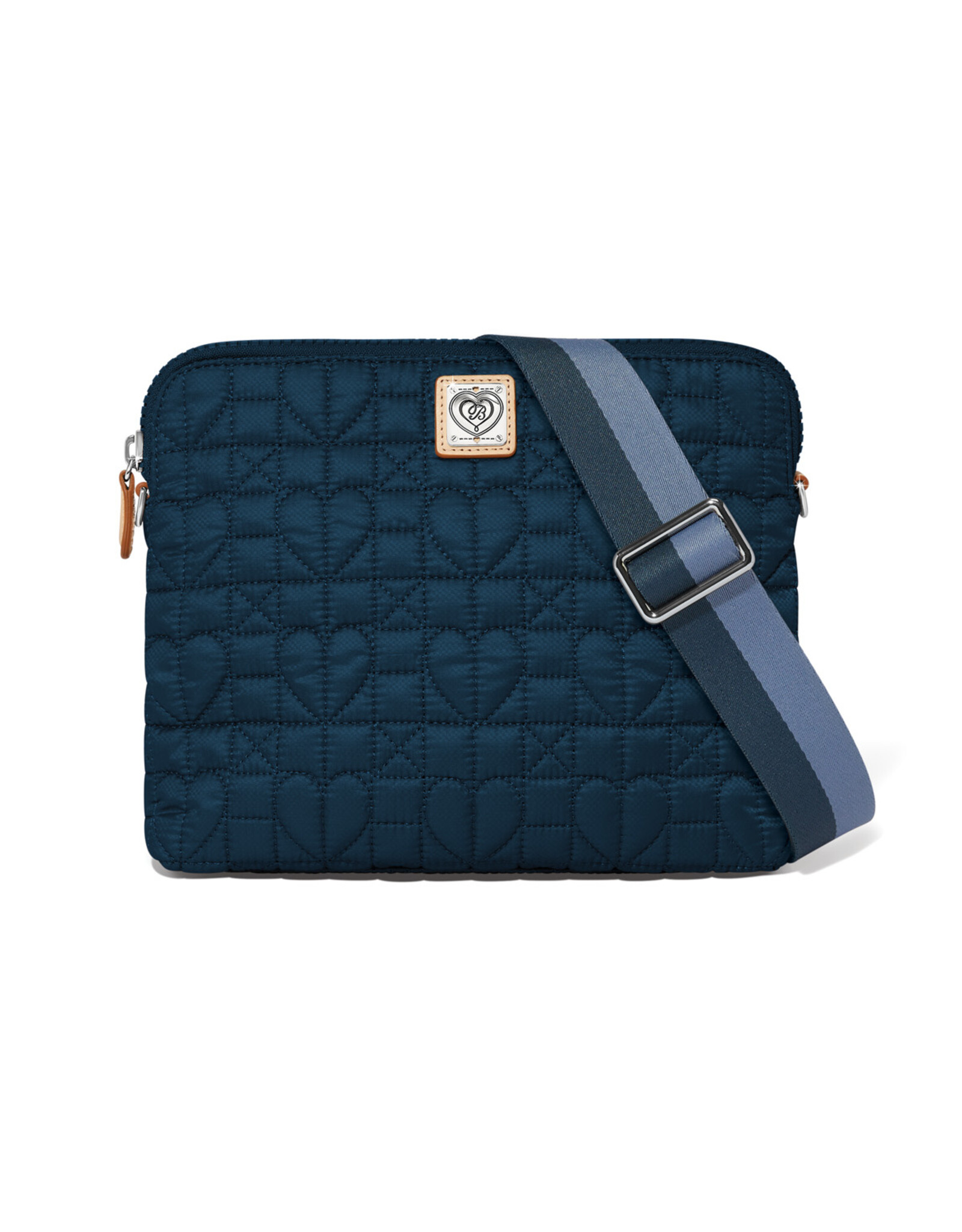 Brighton Brighton  Heart Beat Alina Med Crossbody Navy