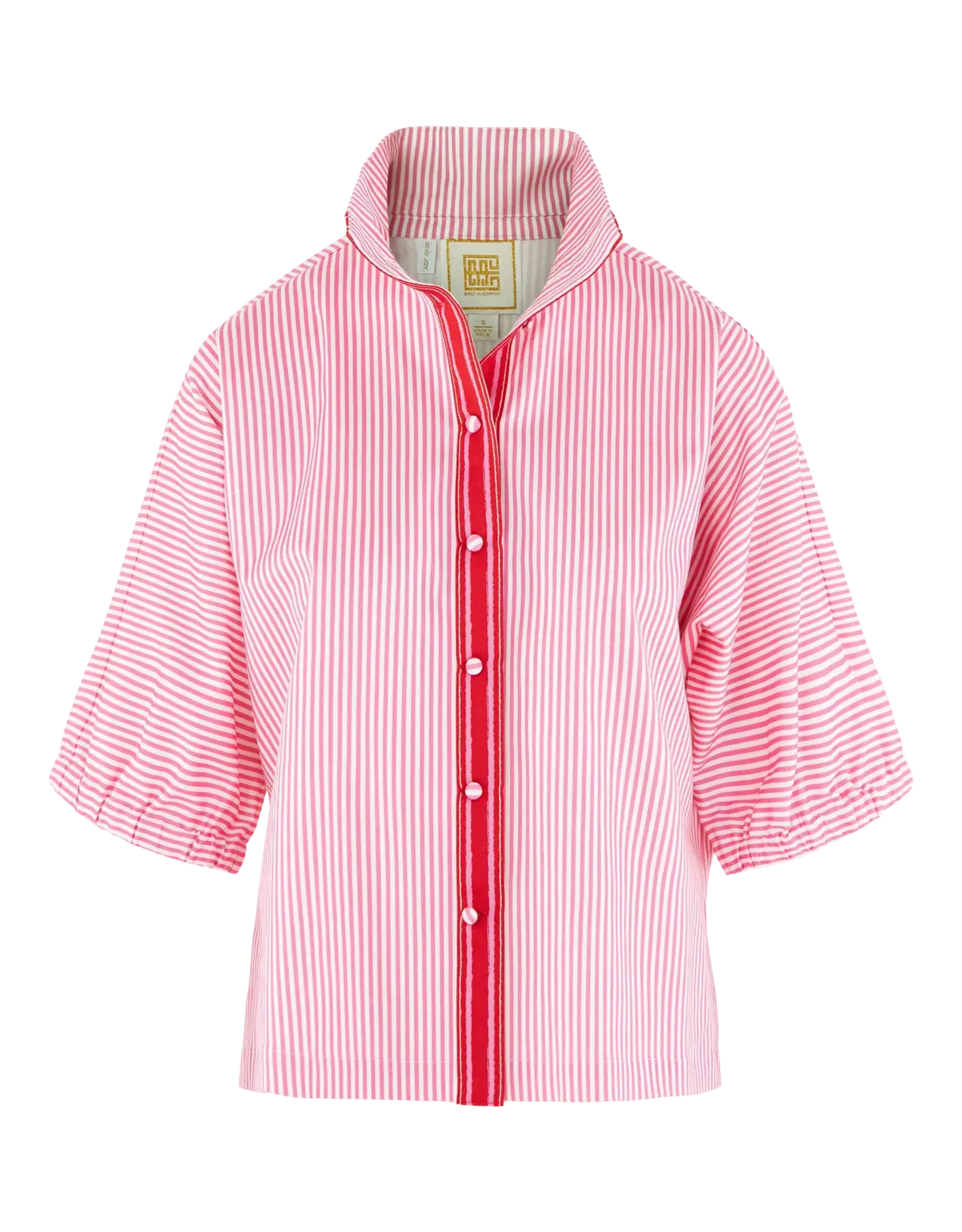 Emily McCarthy Emily McCarthy Bonny Top Pink Carnation Stripe
