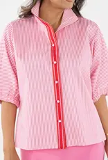 Emily McCarthy Emily McCarthy Bonny Top Pink Carnation Stripe