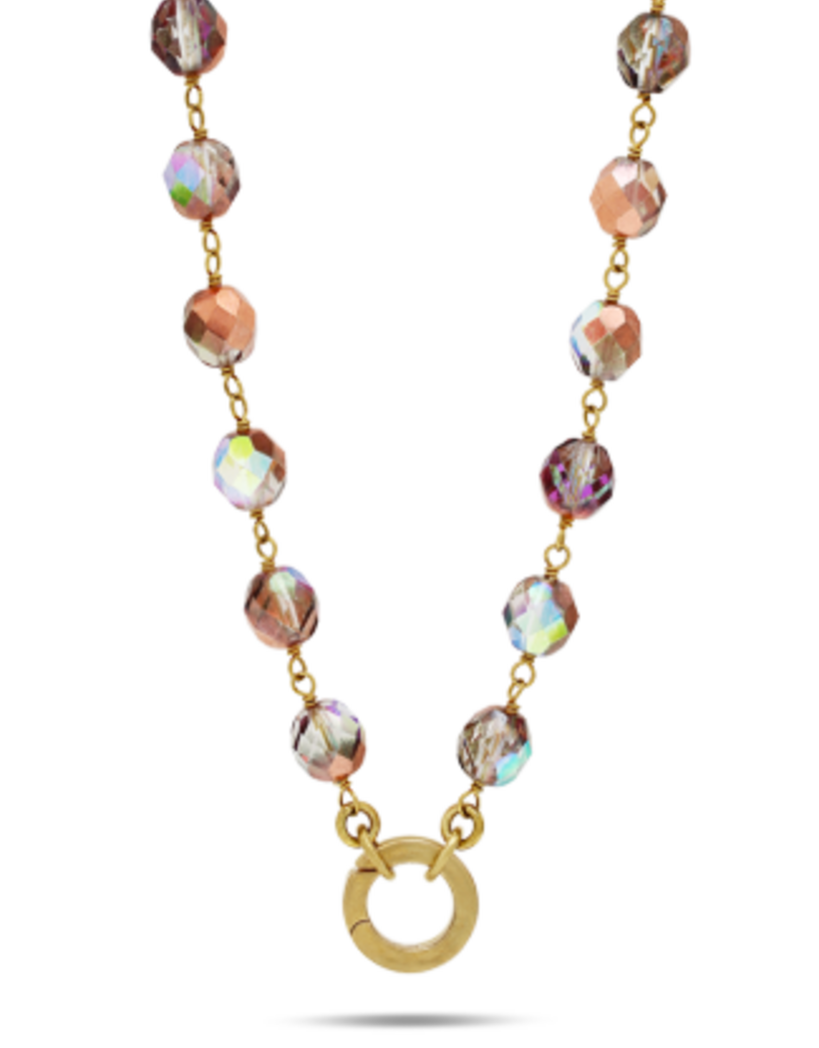 Waxing Poetic Waxing Poetic Ensemble Necklace- Aurora Borealis