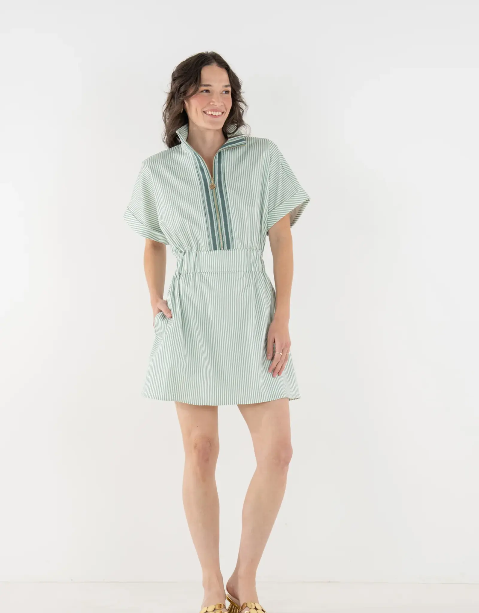 Emily McCarthy Emily McCarthy Pullover Dress Feldspar Stripe