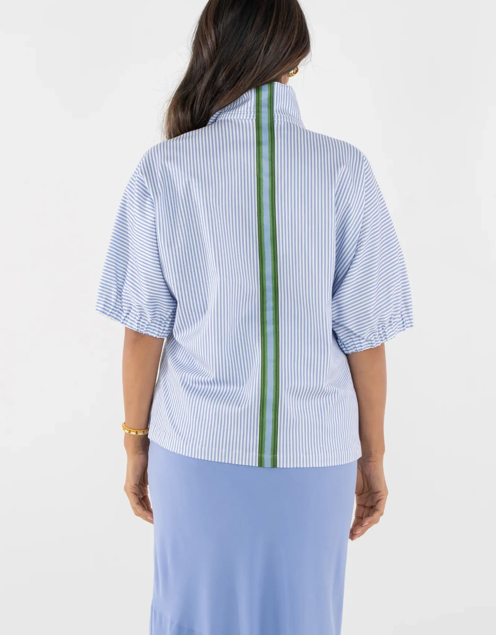 Emily McCarthy Emily McCarthy Poppy Top Grapemist Stripe