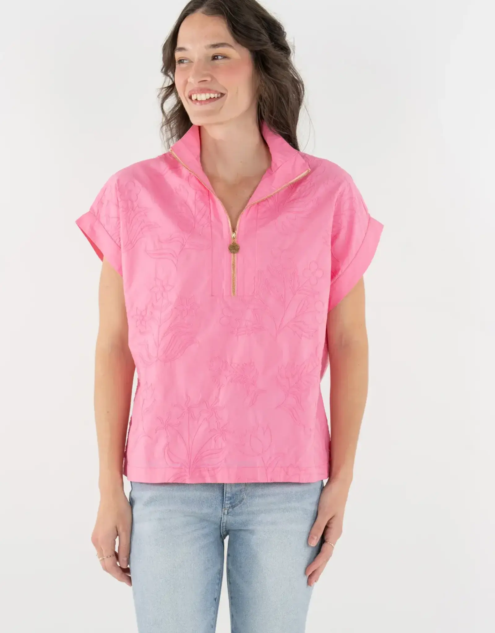 Emily McCarthy Emily McCarthy Rose Applique Poppy Pullover