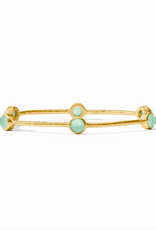 Julie Vos Julie Vos Milano Luxe Bangle Ir Aquamarine Blue