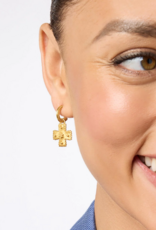 Julie Vos Julie Vos Canterbury Hoop & Charm Earring