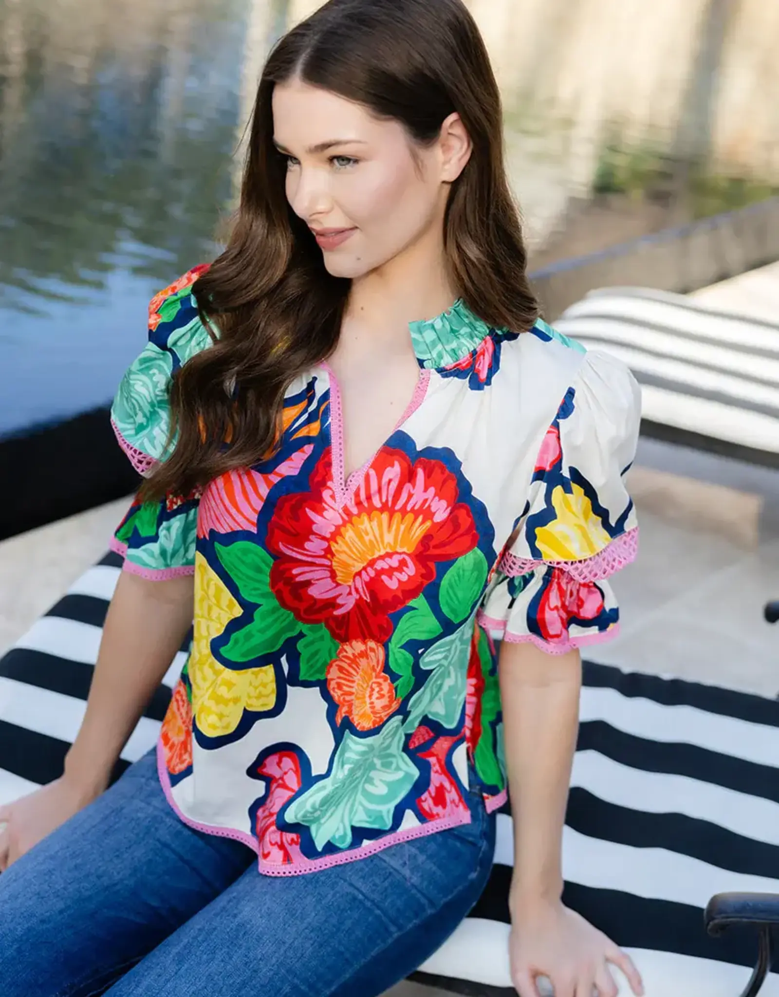 Alden Adair Alden Adair Lottie Top Cloud Bouquet