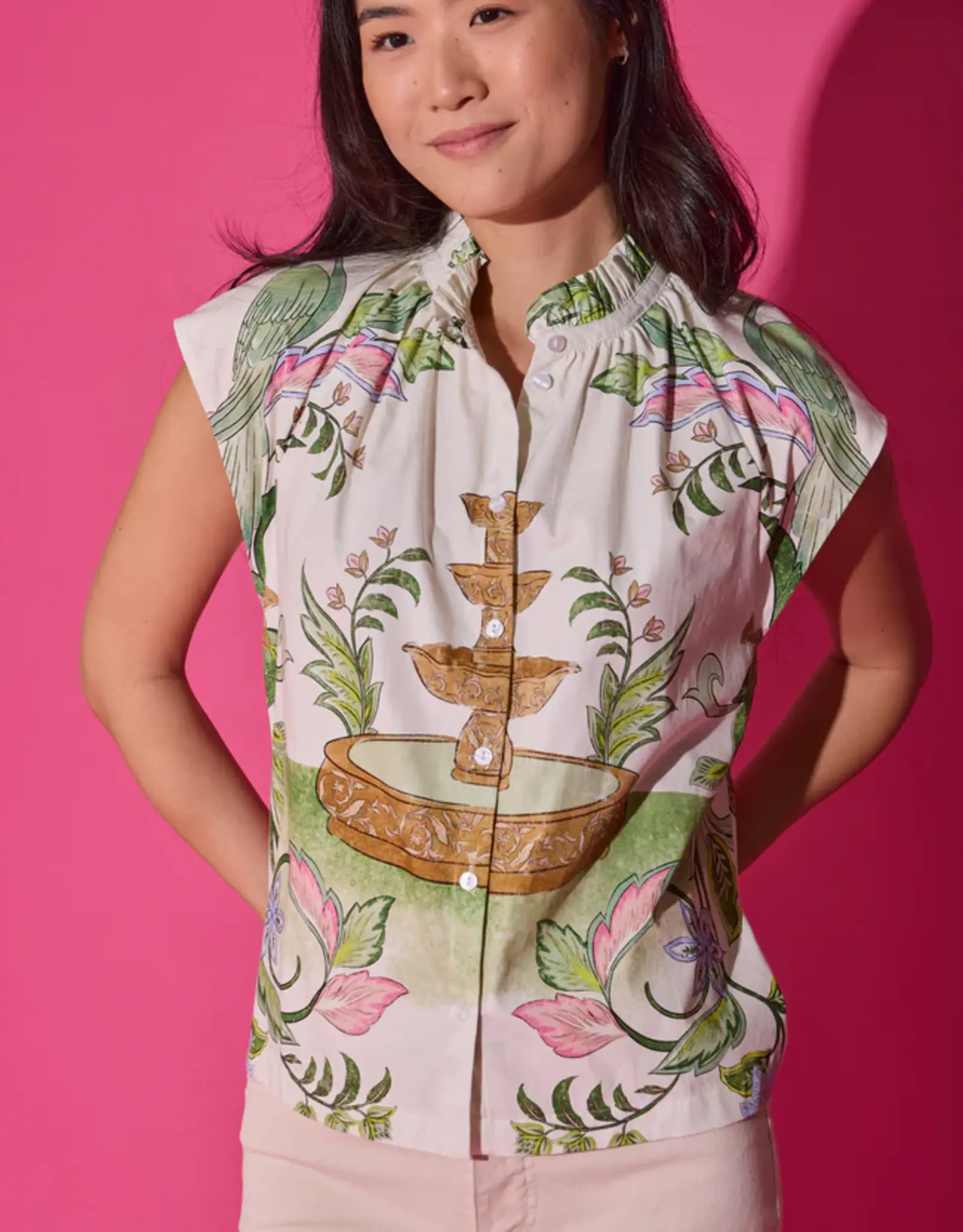 Alden Adair Alden Adair Birkin Top Antionette Print