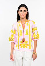 Ivy Jane Ivy Jane Applique Top Pink/Green