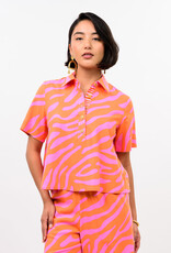 Ivy Jane Ivy Jane Tangerine/Pink Swing Top