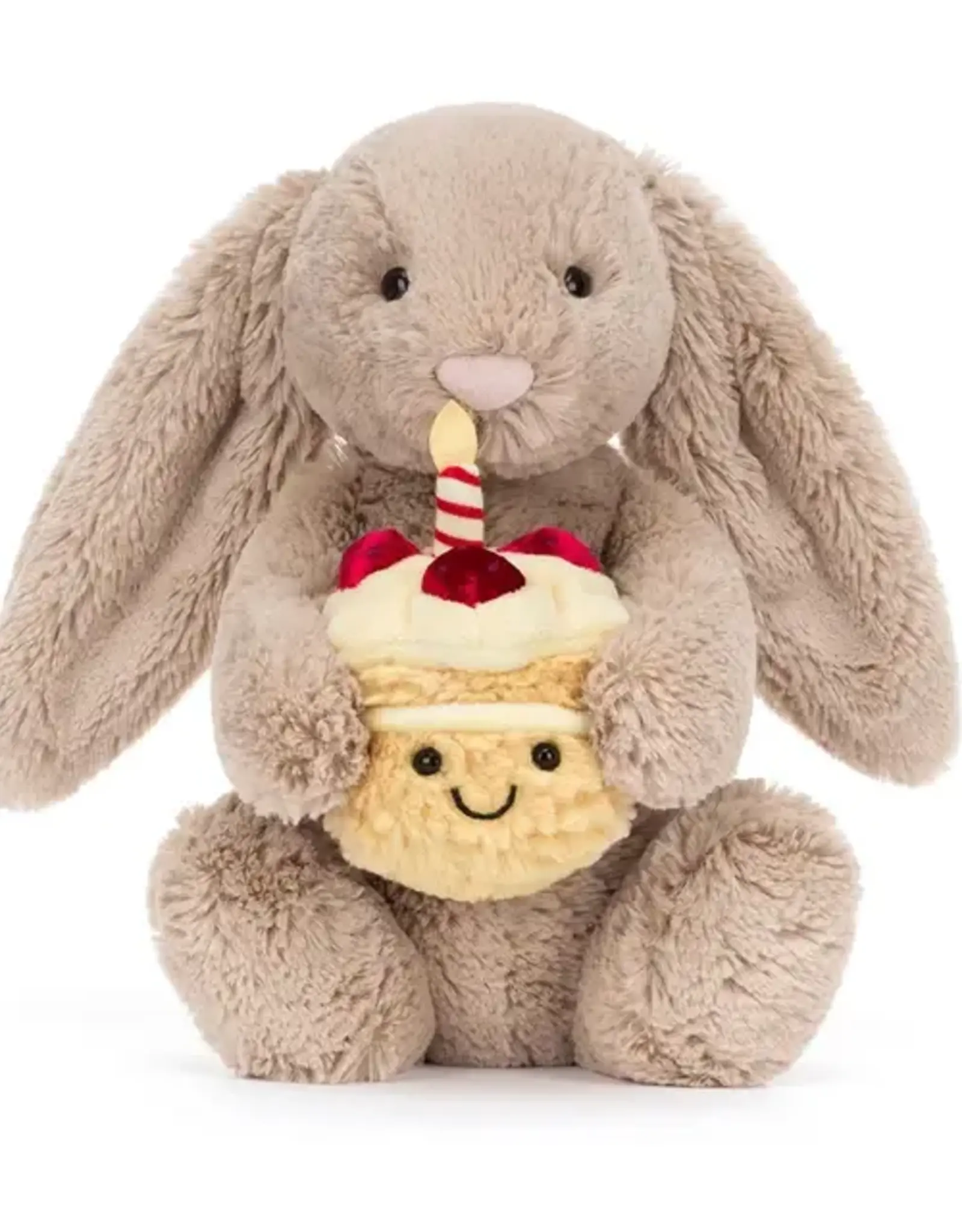 Jellycat Jellycat Bashful Beige Bella Bunny "Birthday"