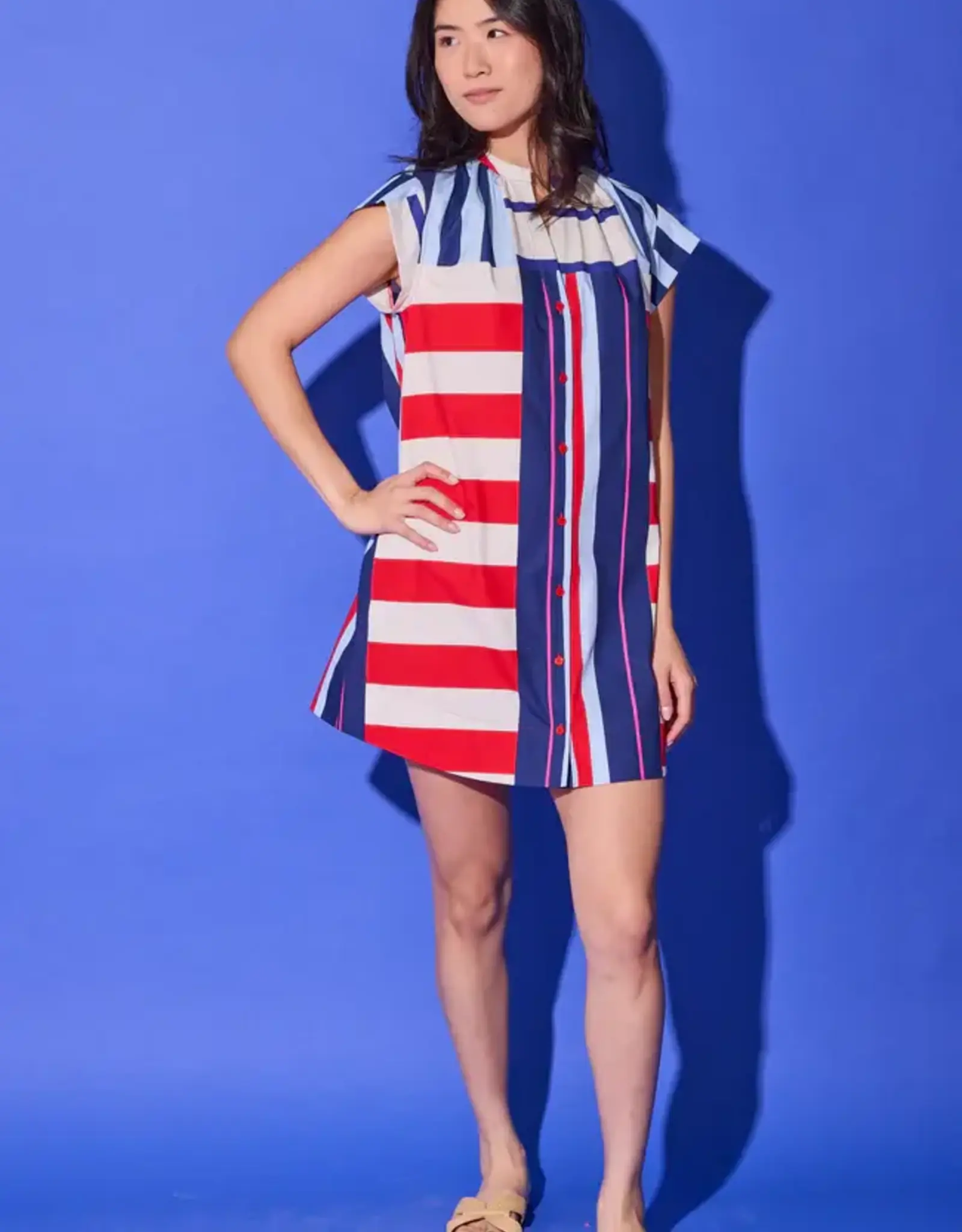 Alden Adair Alden Adair Maritime Tucker Dress