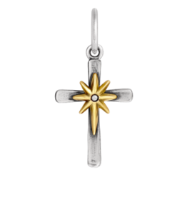 Waxing Poetic Waxing Poetic Estrella Del Camino Cross Charm Silver