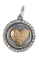 Waxing Poetic Waxing Poetic Heart's Content Charm Sterling Silver