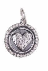 Waxing Poetic Waxing Poetic Heart's Content Charm Sterling Silver