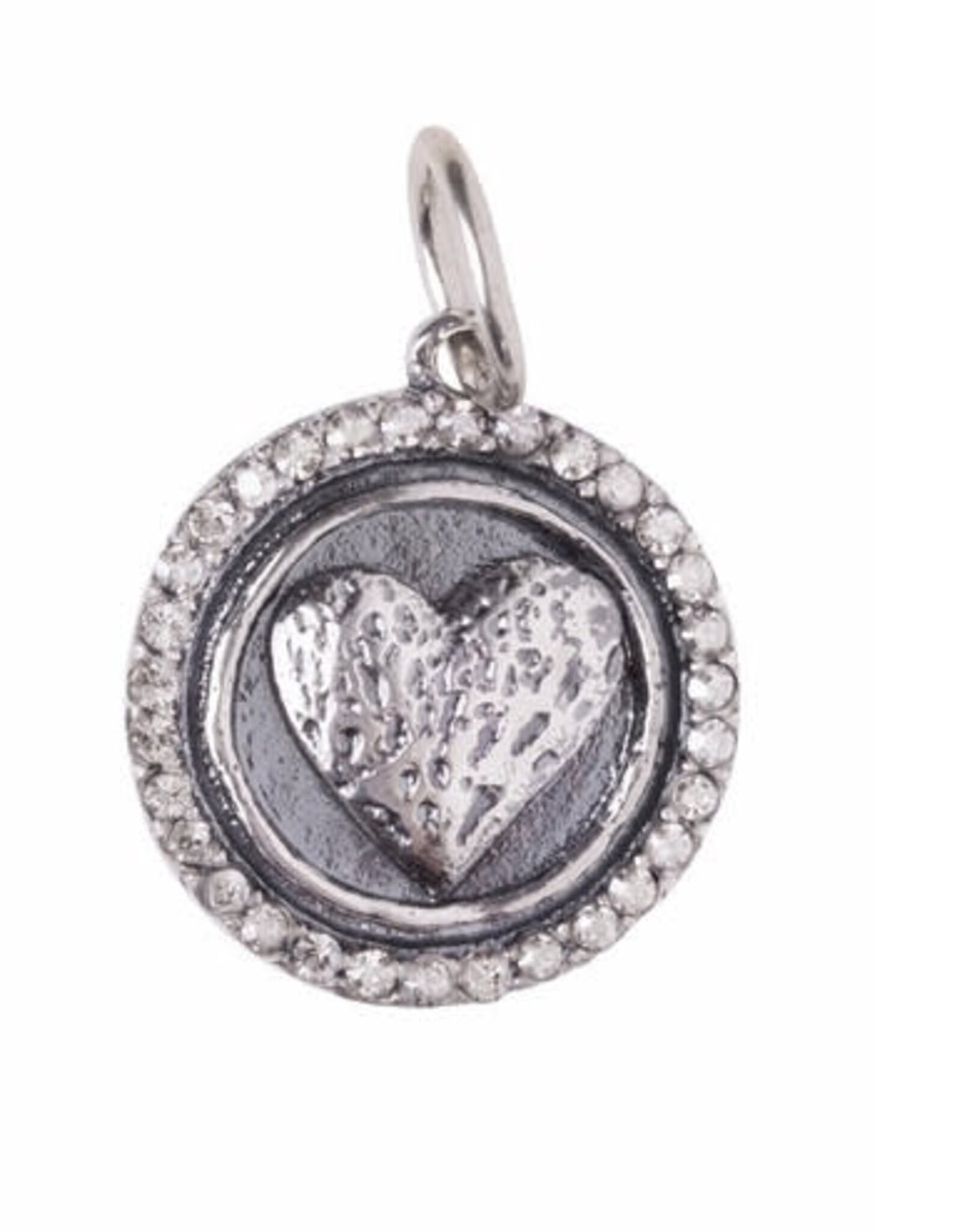 Waxing Poetic Waxing Poetic Heart's Content Charm Sterling Silver