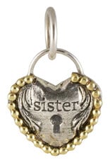 Waxing Poetic Waxing Poetic Sister Heartlock Charm