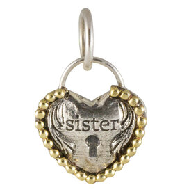 Waxing Poetic Waxing Poetic Sister Heartlock Charm