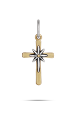 Waxing Poetic Waxing Poetic Estrella Del Camino Cross Charm Brass