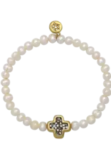 Waxing Poetic Waxing Poetic Kristal Life in Balance Pearl Stretch Bracelet