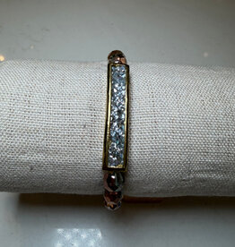 Waxing Poetic Waxing Poetic Kristal Stretch Bar Bracelet AB