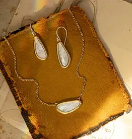 Waxing Poetic Waxing Poetic Petite Dream Traveler Necklace Mother of Pearl