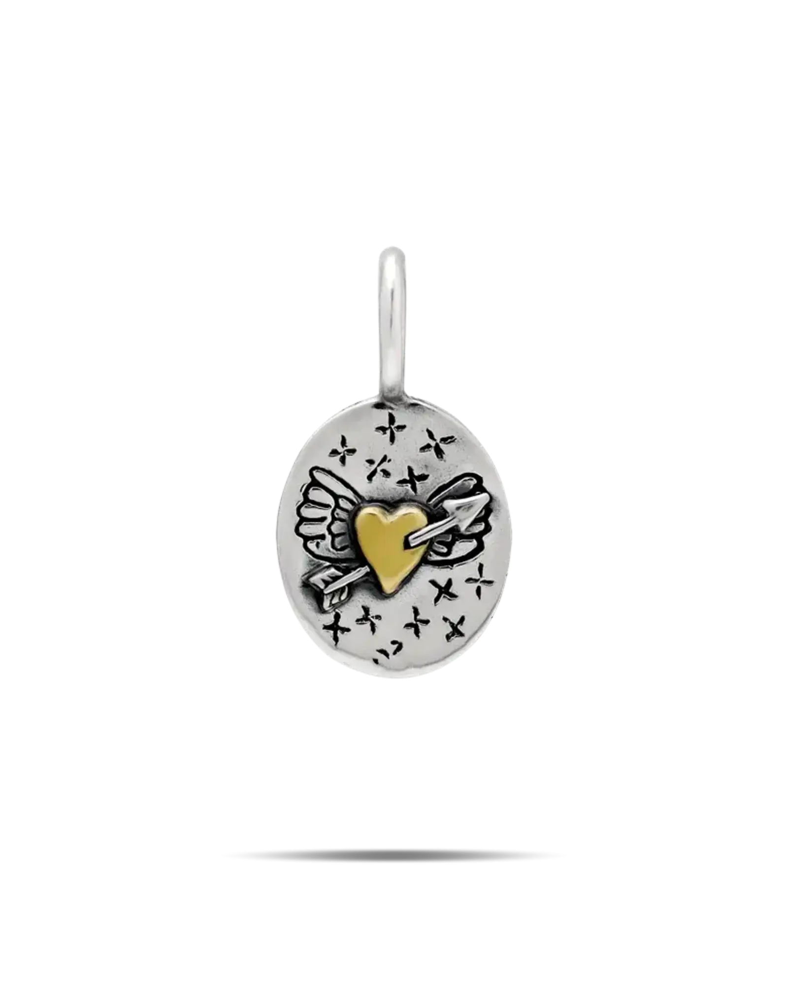 Waxing Poetic Waxing Poetic Courageous Love Heart Charm
