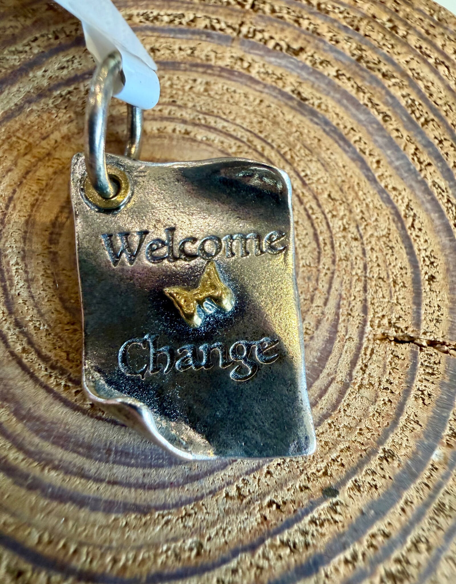 Waxing Poetic WP Chapters of Life Charm Welcome Change