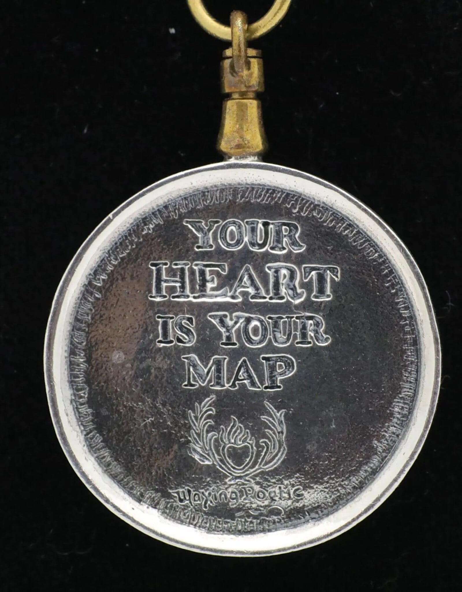 Waxing Poetic Waxing Poetic Live True Your Heart Is A Map Medallion