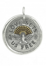 Waxing Poetic Waxing Poetic Love Sets Us Free Medallion