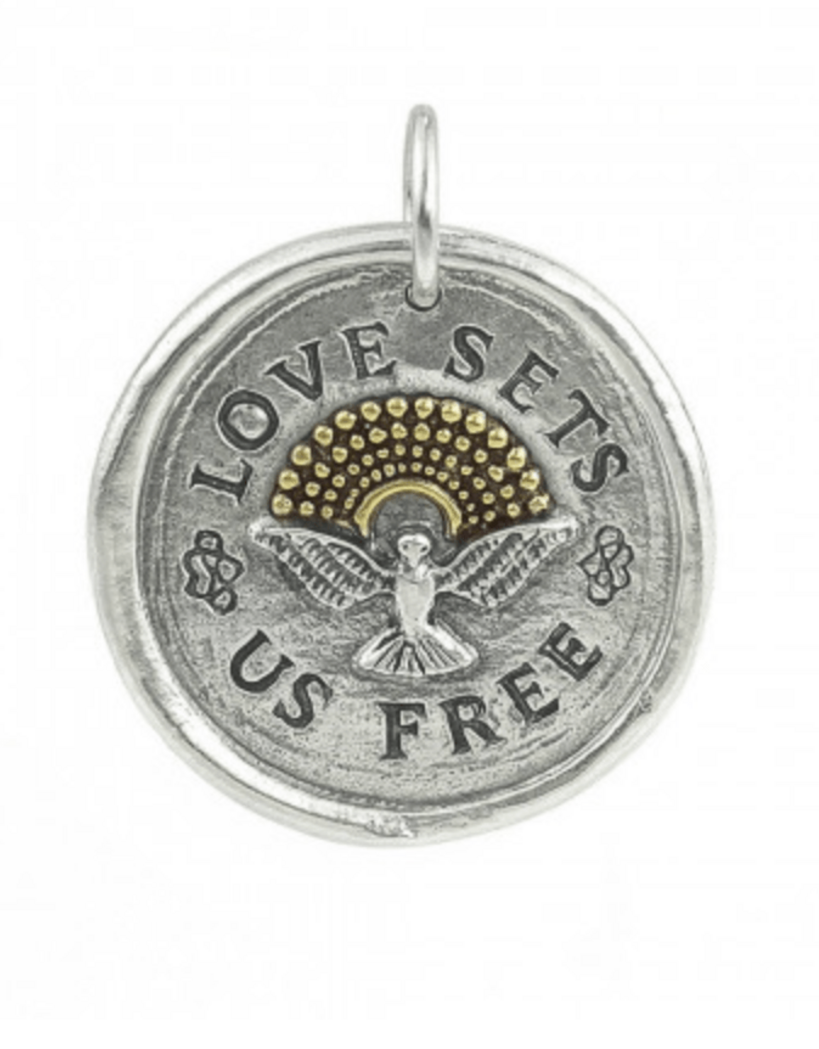 Waxing Poetic Waxing Poetic Love Sets Us Free Medallion