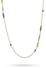 Waxing Poetic WP Lume Chain Pyrite 28"