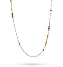 Waxing Poetic WP Lume Chain Pyrite 18"